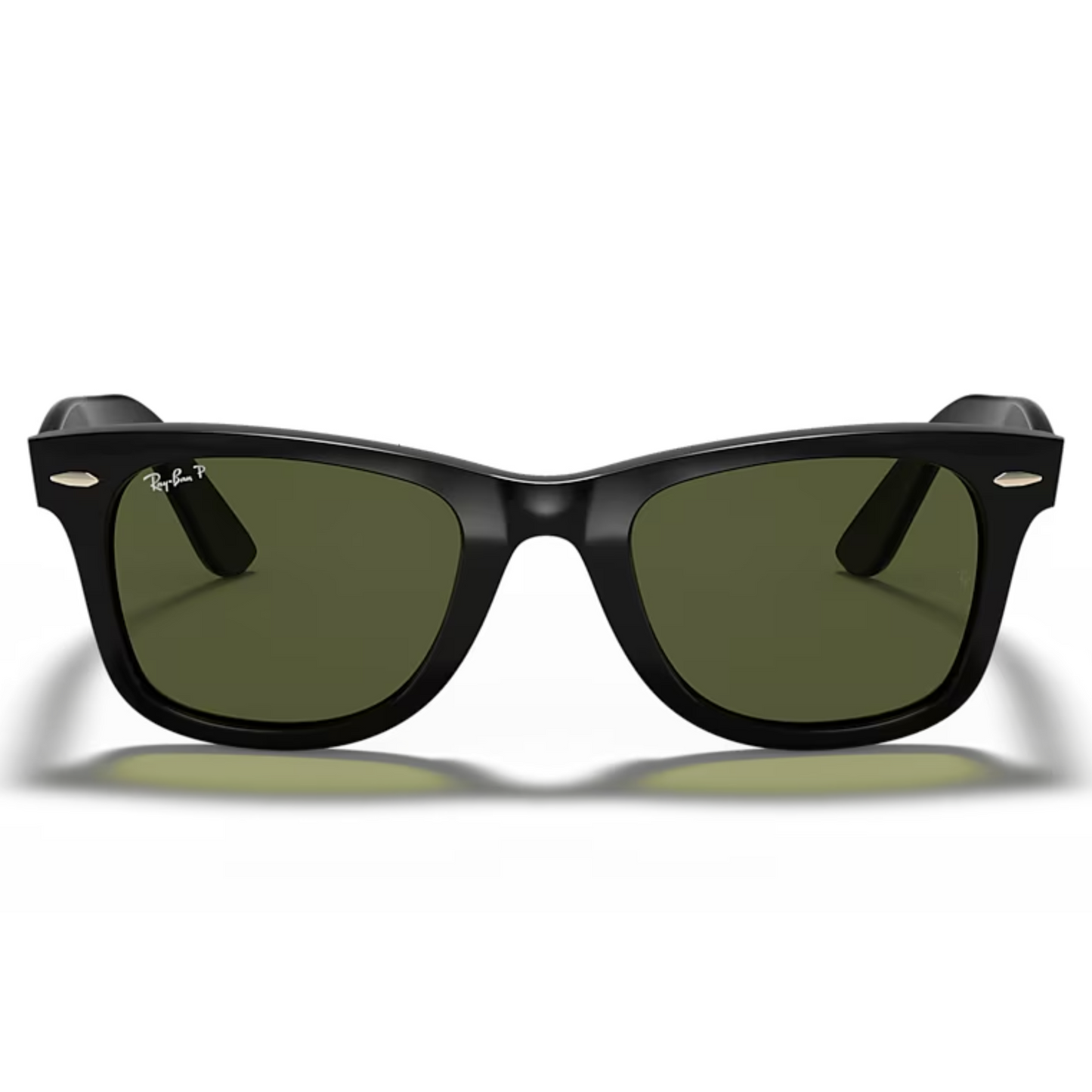 Ray-Ban RB4340 601 50 Wayfarer Negro - Lentes Verde 