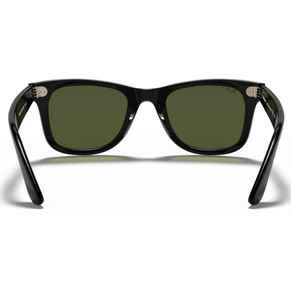 Ray-Ban RB4340 601 50 Wayfarer Negro - Lentes Verde 